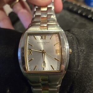 Kenneth Cole Two-Tone Silver and Gold Men's Watch